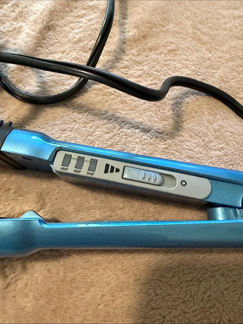 BaBylissPRO 2 in 1 straightener and styler Nano Titanium Blue Heated Styler